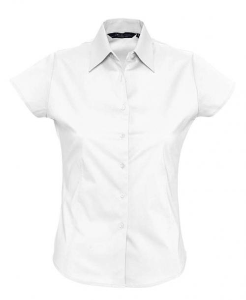Рубашка женская с коротким рукавом Excess белая, размер XL
