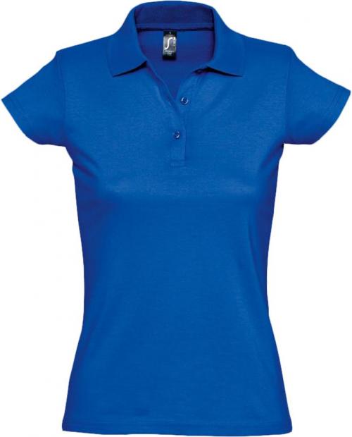 Рубашка поло женская Prescott women 170 ярко-синяя, размер XXL