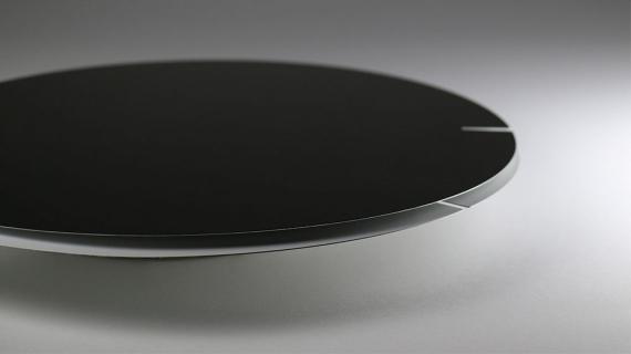 Часы настенные Melancholia Clock, черные