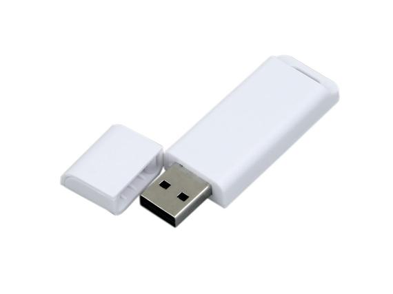 USB 2.0- флешка на 16 Гб с оригинальным двухцветным корпусом