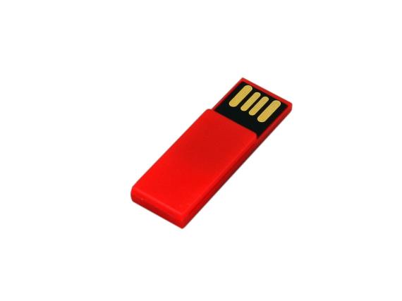 USB 2.0- флешка промо на 64 Гб в виде скрепки