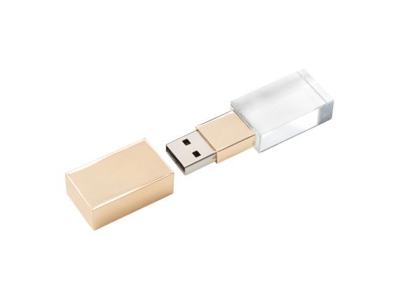 USB 2.0- флешка на 8 Гб кристалл классика