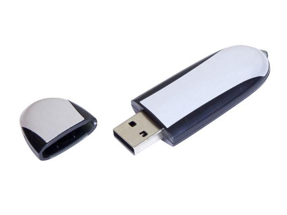 USB 3.0- флешка промо на 32 Гб овальной формы