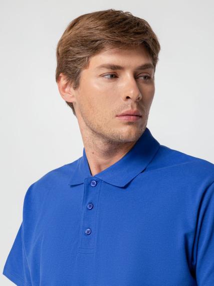 Рубашка поло мужская Spring 210 ярко-синяя (royal), размер M