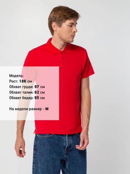 Рубашка поло мужская Spring 210 красная, размер XL