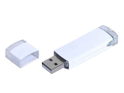 USB 2.0- флешка промо на 64 Гб прямоугольной классической формы