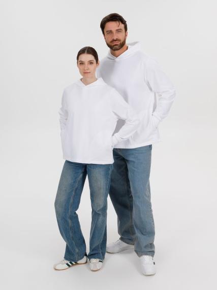 Худи унисекс Morfiss, белое, размер XL/XXL