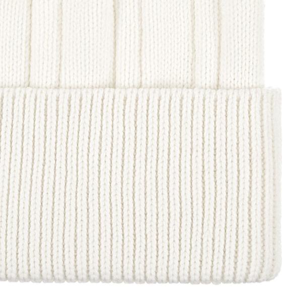Шапка Knit Beat, белая (молочная)