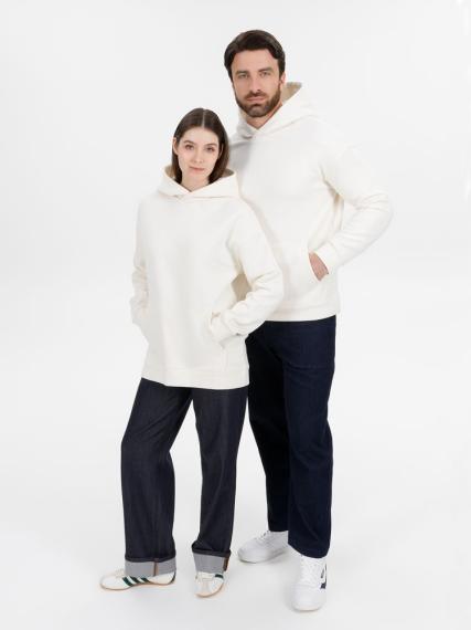 Худи оверсайз унисекс Snuggie, молочно-белое, размер XL/XXL