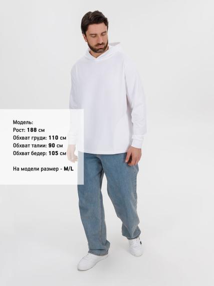 Худи унисекс Morfiss, белое, размер M/L