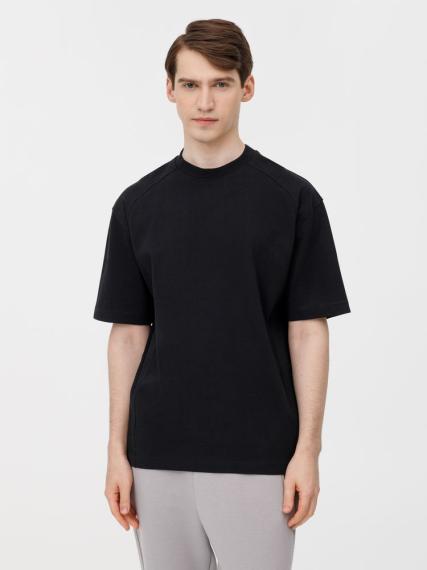 Футболка оверсайз унисекс Sideline, черная, размер XL/XXL