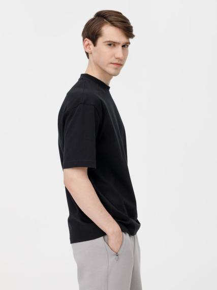 Футболка оверсайз унисекс Sideline, черная, размер XL/XXL