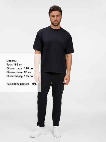 Футболка из бифлекса Morfiss, черная, размер XS/S