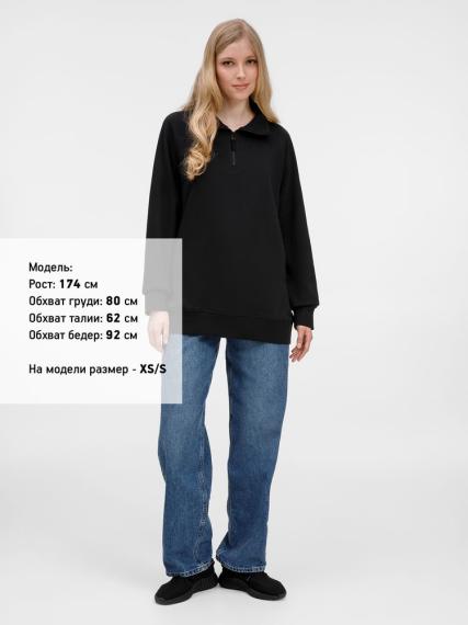 Толстовка унисекс S3, черная, размер XL/XXL