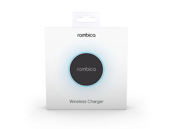 Беспроводное зарядное устройство «NEO Core Quick» c быстрой зарядкой с логотипом Rombica