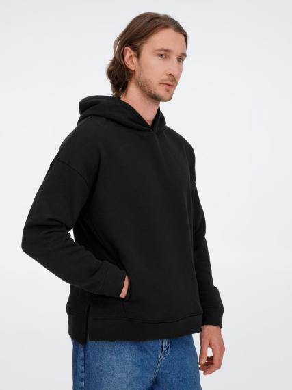 Худи оверсайз унисекс Tolla, черное, размер XS/S