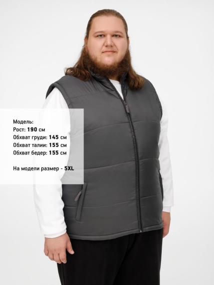 Жилет Warm, темно-серый, размер M
