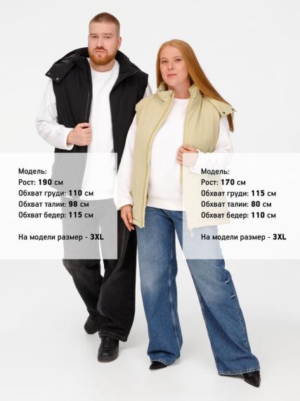 Жилет унисекс Sfera, светло-серый, размер S