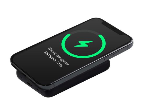 Магнитный внешний беспроводной аккумулятор «Polarix», QC/PD, 10000 мАч