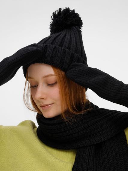 Шарф HappyGo, черный