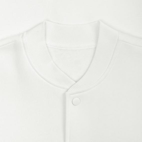 Бомбер унисекс AtmosWear, молочно-белый, размер S