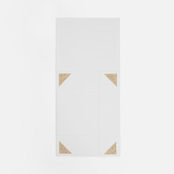 Коробка складная Quadra Fold, белая