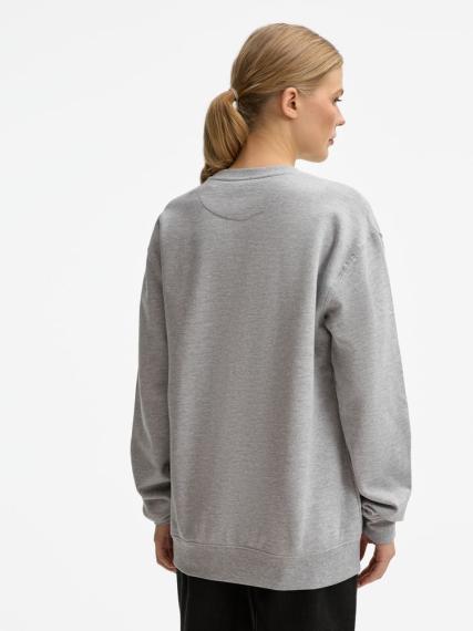 Свитшот унисекс Columbia, серый меланж, размер S