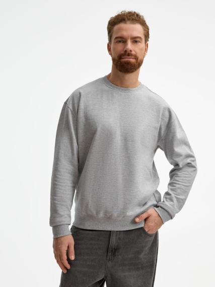 Свитшот унисекс Columbia, серый меланж, размер S