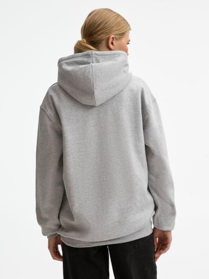 Худи унисекс Condor, серый меланж, размер 4XL