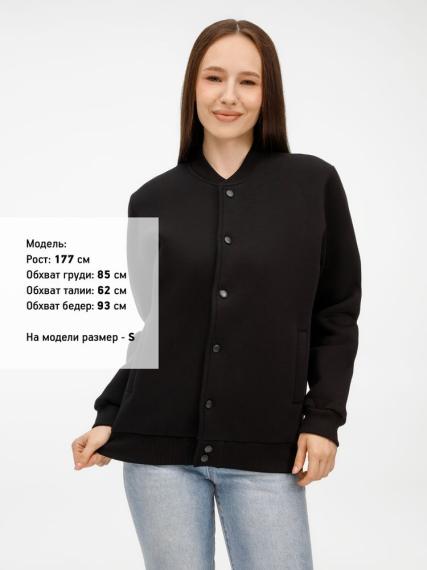 Бомбер унисекс AtmosWear, черный, размер XL