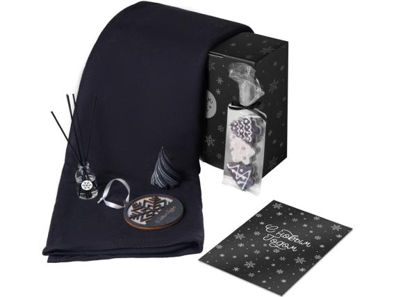 Подарочный набор «Re:Home» с пледом, свечой и диффузором