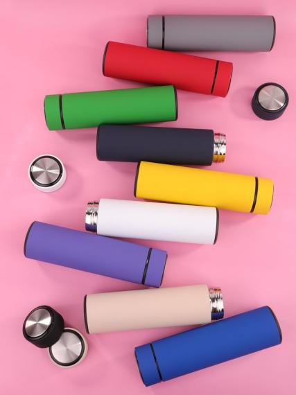 Термос с ситечком Percola, желтый