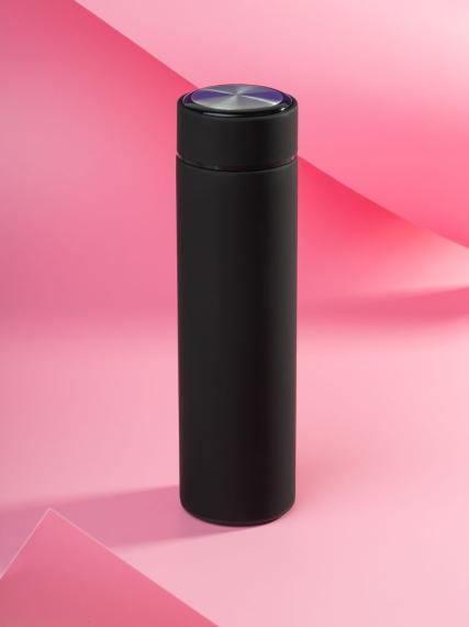 Термос с ситечком Percola, черный