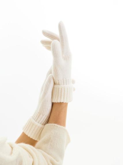 Перчатки Alpine, белые, размер S/M