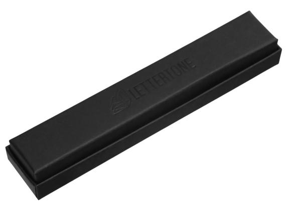 Металлическая ручка роллер «Black Lama» soft-touch