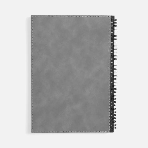 Ежедневник Notera Maxi, недатированный, серый