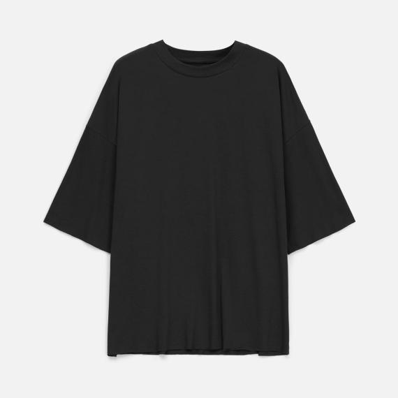 Футболка унисекс T1, черная, размер M/L