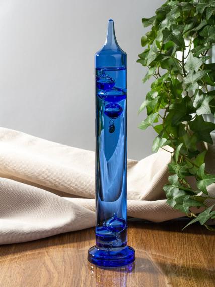 Термометр стеклянный «Галилео», голубой