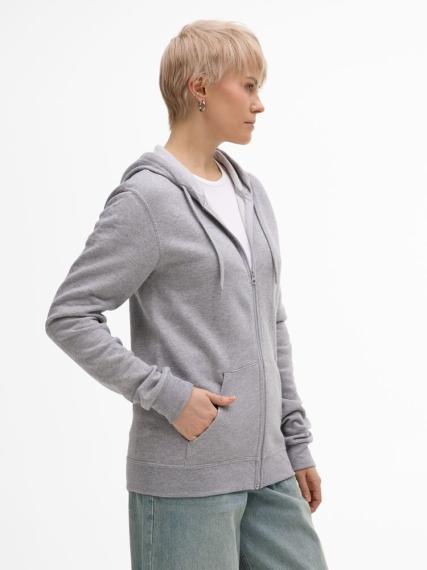 Толстовка унисекс Stone серый меланж, размер M