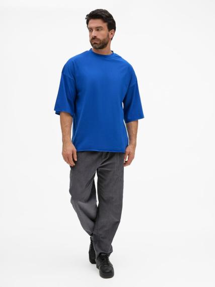 Футболка унисекс T1, синяя, размер XL/XXL