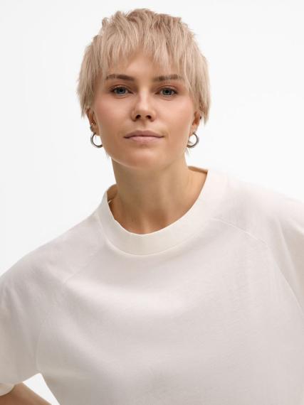 Футболка унисекс T2, молочно-белая, размер XS/S