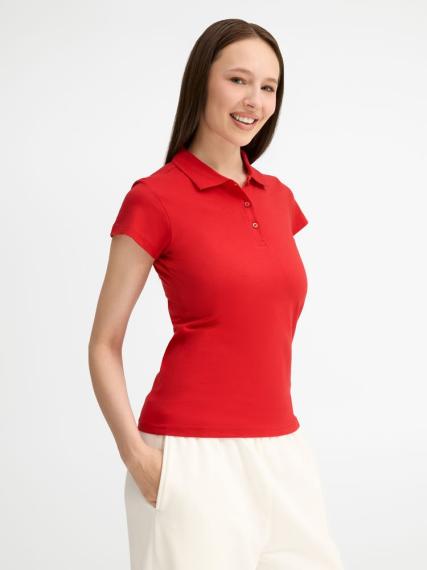Рубашка поло женская Prescott women 170 красная, размер L