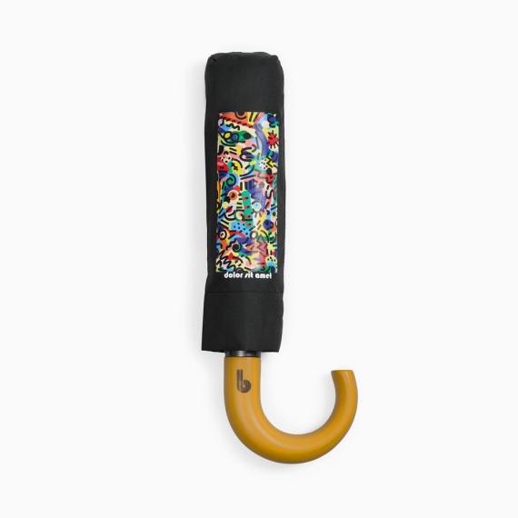 Зонт складной Classic, черный