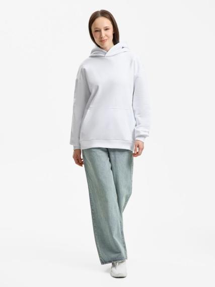 Худи унисекс оверсайз Daylero, белое, размер XS/S