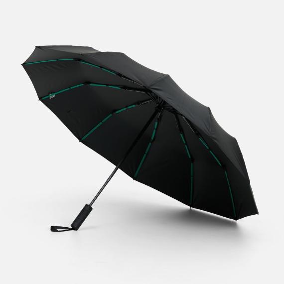 Зонт складной с УФ-защитой Ribstar, черный