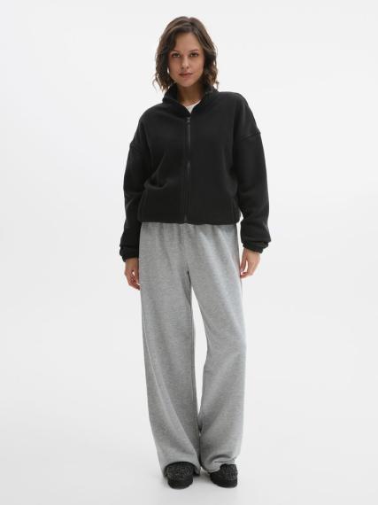 Куртка флисовая унисекс Nebo, черная, размер L