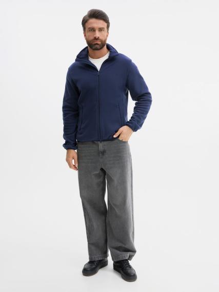 Куртка флисовая унисекс Ben Mac, темно-синяя, размер S