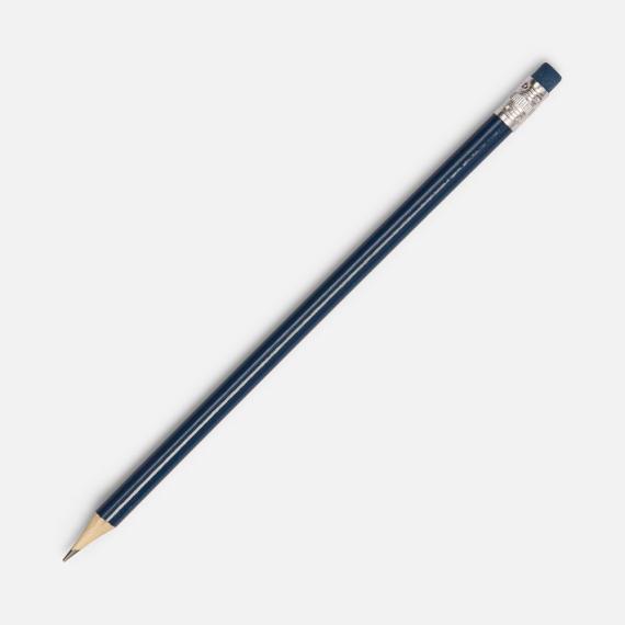 Карандаш простой Hand Friend с ластиком, темно-синий