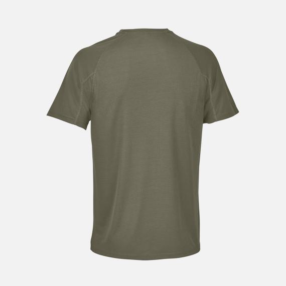 Футболка спортивная унисекс Vortex, темный хаки, размер M