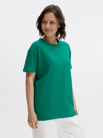 Футболка Regent 150 зеленая (изумрудная), размер M